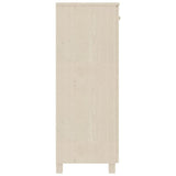 NNEVL Shoe Cabinet Honey Brown 85x40x108 cm Solid Wood Pine