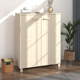 NNEVL Shoe Cabinet Honey Brown 85x40x108 cm Solid Wood Pine