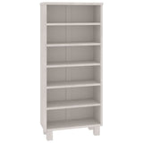 NNEVL CD Cabinet White 45x18x100 cm Solid Wood Pine