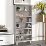 NNEVL CD Cabinet White 45x18x100 cm Solid Wood Pine