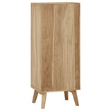 NNEVL Chest of Drawers 40x30x100 cm Solid Wood Teak