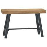 NNEVL Bench 80 cm Solid Wood Teak