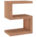 NNEVL Side Table 45x30x60 cm Solid Wood Teak