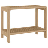 NNEVL Shower Bench 60x30x45 cm Solid Wood Teak