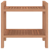 NNEVL Shower Bench 45x30x45 cm Solid Wood Teak