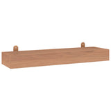 NNEVL Wall Shelves 2 pcs 60x15x6 cm Solid Wood Teak