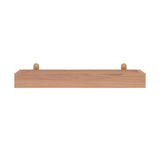 NNEVL Wall Shelves 2 pcs 60x15x6 cm Solid Wood Teak