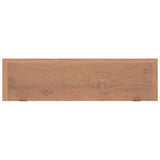 NNEVL Wall Shelves 2 pcs 60x15x6 cm Solid Wood Teak