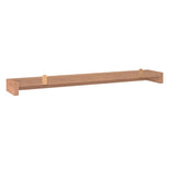 NNEVL Wall Shelves 2 pcs 110x15x6 cm Solid Wood Teak