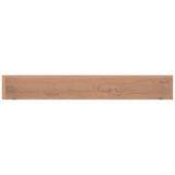 NNEVL Wall Shelves 2 pcs 110x15x6 cm Solid Wood Teak