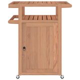 NNEVL Bar Cart 70x50x90 cm Solid Wood Teak