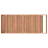 NNEVL Bar Cart 120x50x90 cm Solid Wood Teak