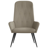 NNEVL Relaxing Chair Light Grey Velvet