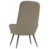 NNEVL Relaxing Chair Light Grey Velvet