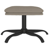 NNEVL Footstool Light Grey 60x60x36 cm Velvet