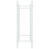 NNEVL Wine Rack for 48 Bottles White Metal