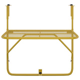 NNEVL Balcony Table Gold 60x40 cm Steel