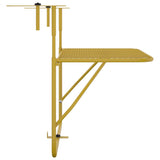 NNEVL Balcony Table Gold 60x40 cm Steel