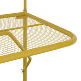 NNEVL Balcony Table Gold 60x40 cm Steel