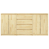 NNEVL Side Cabinets 3 pcs Solid Pinewood