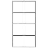 NNEVL Sliding Door Black 102,5x205 cm ESG Glass and Aluminium