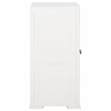 NNEVL Plastic Cabinet 79x43x85.5 cm Wood Design White