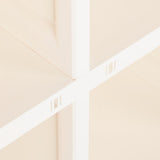 NNEVL Plastic Cabinet 79x43x85.5 cm Wood Design White
