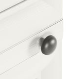 NNEVL Plastic Cabinet 40x43x164 cm Wood Design White