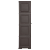 NNEVL Plastic Cabinet 40x43x164 cm Wood Design Brown