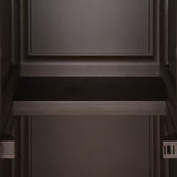 NNEVL Plastic Cabinet 40x43x164 cm Wood Design Brown