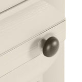 NNEVL Plastic Cabinet 40x43x125 cm Wood Design Cream