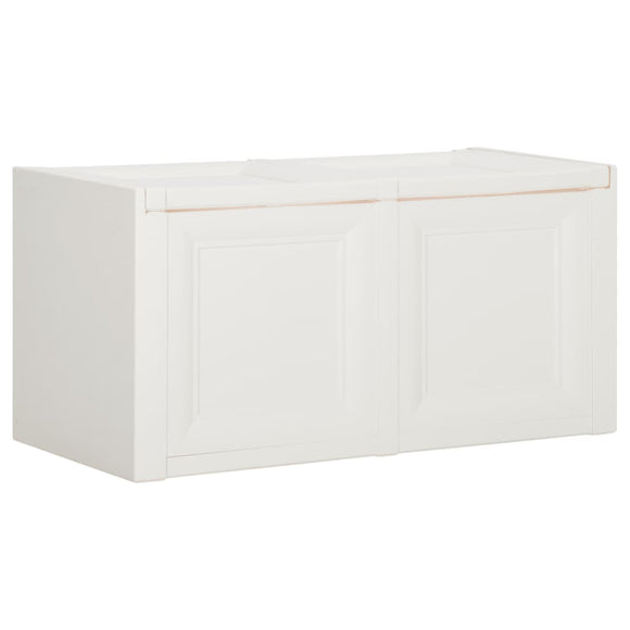 NNEVL Cushion Box White 86x40x42 cm 85 L