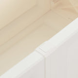 NNEVL Cushion Box White 86x40x42 cm 85 L