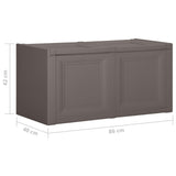 NNEVL Cushion Box Grey 86x40x42 cm 85 L