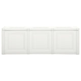 NNEVL Cushion Box White 125x40x42 cm 130 L
