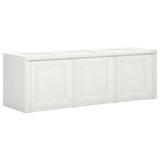 NNEVL Cushion Box White 125x40x42 cm 130 L