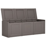 NNEVL Cushion Box Grey 125x40x42 cm 130 L