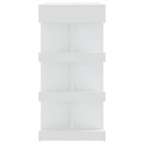 NNEVL Bar Table with Storage Rack White 100x50x101.5 cm Chipboard