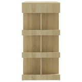 NNEVL Bar Table with Storage Rack Sonoma Oak 100x50x101.5 cm Chipboard