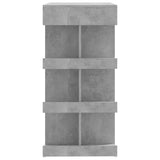 NNEVL Bar Table with Storage Rack Concrete Grey 100x50x101.5cm Chipboard