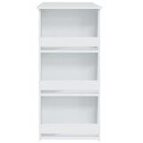 NNEVL Bar Table with Storage Rack White 102x50x103.5 cm Chipboard