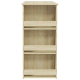 NNEVL Bar Table with Storage Rack Sonoma Oak 102x50x103.5cm Chipboard