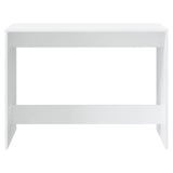 NNEVL 3 Piece Dining Set White Chipboard