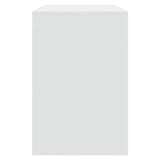 NNEVL 3 Piece Dining Set White Chipboard