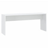 NNEVL 3 Piece Dining Set White Chipboard