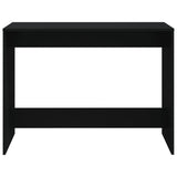 NNEVL 3 Piece Dining Set Black Chipboard