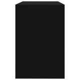 NNEVL 3 Piece Dining Set Black Chipboard