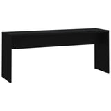 NNEVL 3 Piece Dining Set Black Chipboard