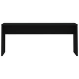 NNEVL 3 Piece Dining Set Black Chipboard