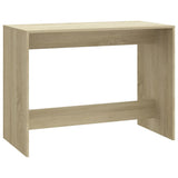 NNEVL 3 Piece Dining Set Sonoma Oak Chipboard